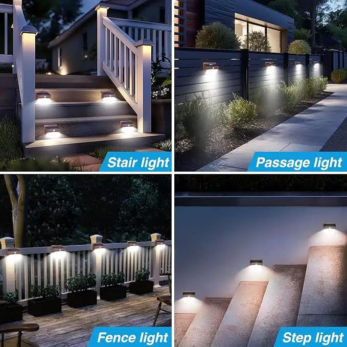 Peasur 2 Packs Solar Outdoor Lights Motion Sensor Solar Security Lights Waterproof with 3 Lighting Modes Solar Powered Wall Lights Outside for Garden Fence Yard Deck, Brown by GreenHaven Gardens