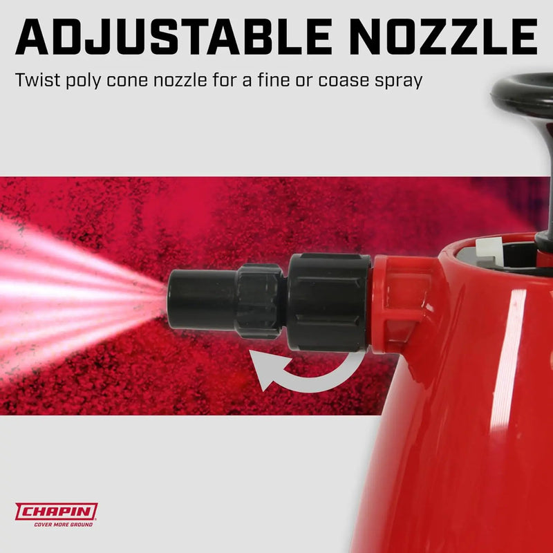 Chapin 1002 48-Oz Made in USA Heavy-Duty Multi-Purpose Sprayer, for Spraying Plants, Flowers, Weeds and Cleaning, Red/White by GreenHaven Gardens