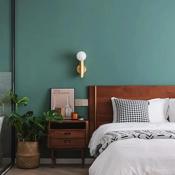 Dimoon 110''x17.7'' Blue Peel and Stick Wallpaper Contact Paper Modern Self Adhesive Wall Paper Removable Renter Friendly Textured Solid Color Shelf Cabinet Vinyl Roll (110''x17.7'',Sapphire Blue) by GreenHaven Gardens