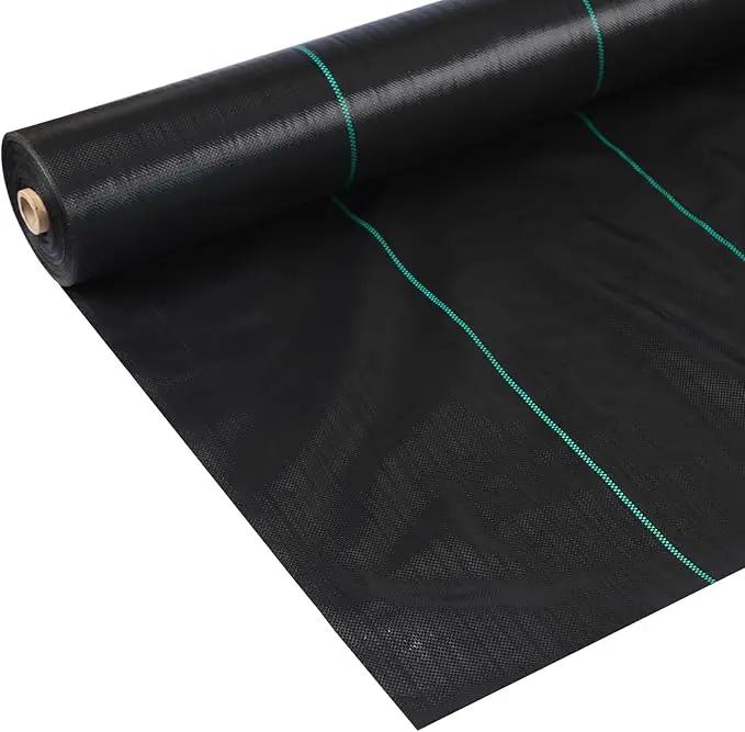 4ftx600ft Heavy Duty Weed Barrier Landscape Fabric – Durable Woven Driveway Garden Cloth for Weed Control, Ground Cover, Landscaping – Long-Lasting Geotextile Fabric – 3.2oz by GreenHaven Gardens