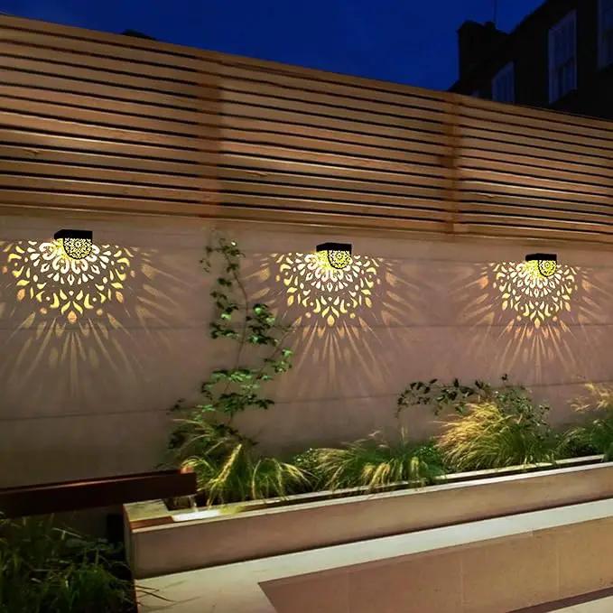 Solar Fence Lights 6 Pack Solar Deck Lights Outdoor Waterproof LED Solar Powered Step Wall Lights Outdoor Decorations Decorative for Front Door by GreenHaven Gardens