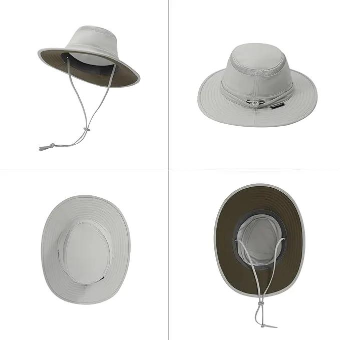 Cimarron Wide Brim Safari Sun Hat for Women & Men – UPF 50+ Outdoor Fishing Hat | Hiking, Running Travel Sun Protection Hat by GreenHaven Gardens