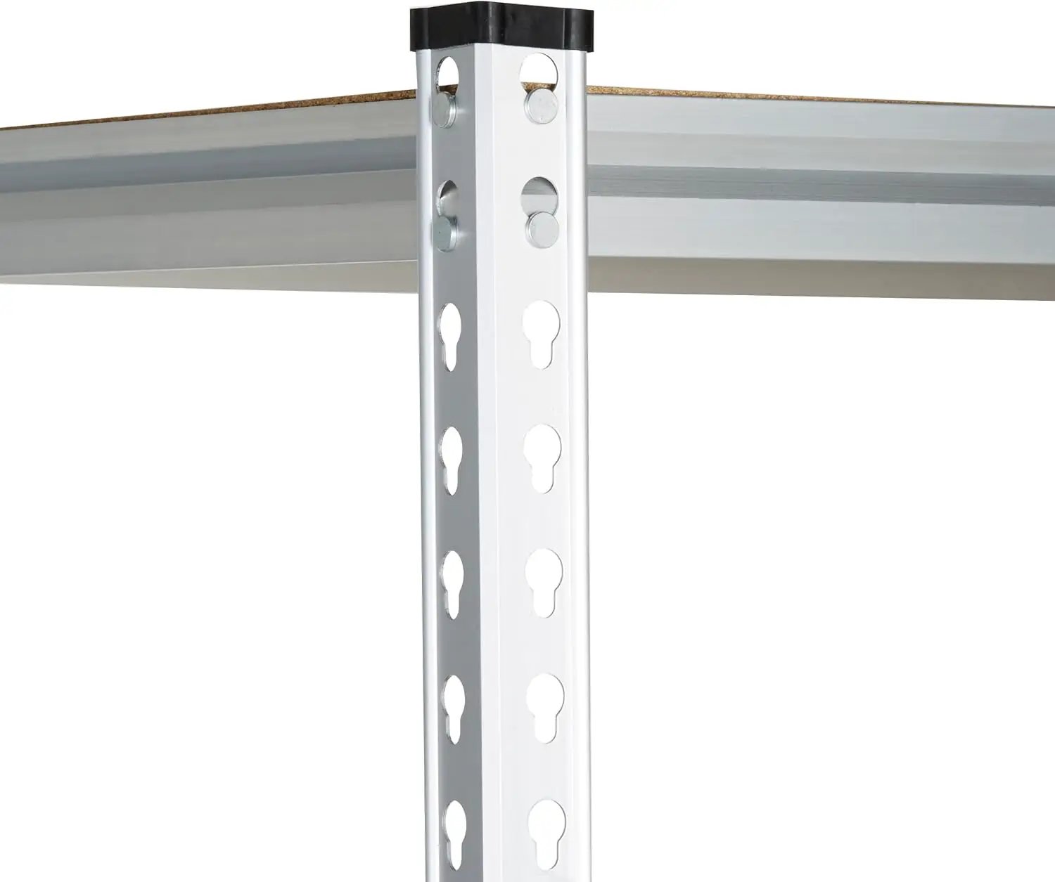 Amazon Basics Medium Duty Storage Shelving Double Post Press Board 5 Tier Shelf, Aluminum, 36 x 18 x 72 by GreenHaven Gardens