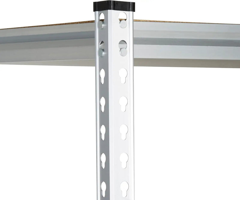 Amazon Basics Medium Duty Storage Shelving Double Post Press Board 5 Tier Shelf, Aluminum, 36 x 18 x 72 by GreenHaven Gardens