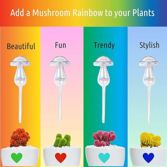 LGL Plant Watering Globes - Automatic Self Watering Globes. Decorative Self Watering Planter Inserts Made From Hand-Blown Durable Glass. Self Watering Spikes to Support Plant Health. 4 Pack, Medium. by GreenHaven Gardens