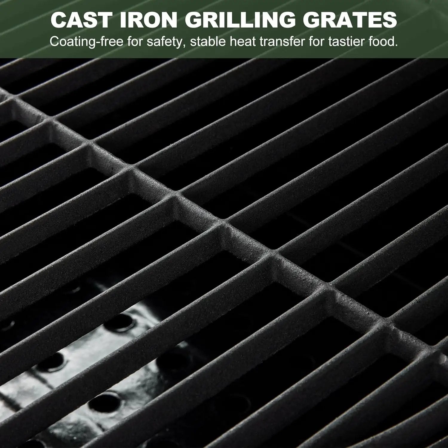 Charcoal Grill, BBQ Grill Charcoal Grill with Pull-Out Grease Tray for Outdoor Patio Backyard (Cast Iron Grate) by GreenHaven Gardens
