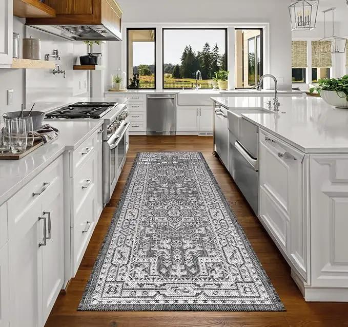 Keen Home Design Terrace Outdoor Runner Rug - 2x6 Washable Indoor/Outdoor Rug for Patio, Kitchen, Balcony, Beach, Garden, Deck and Porch, Size: 2'2"x5'7" by GreenHaven Gardens