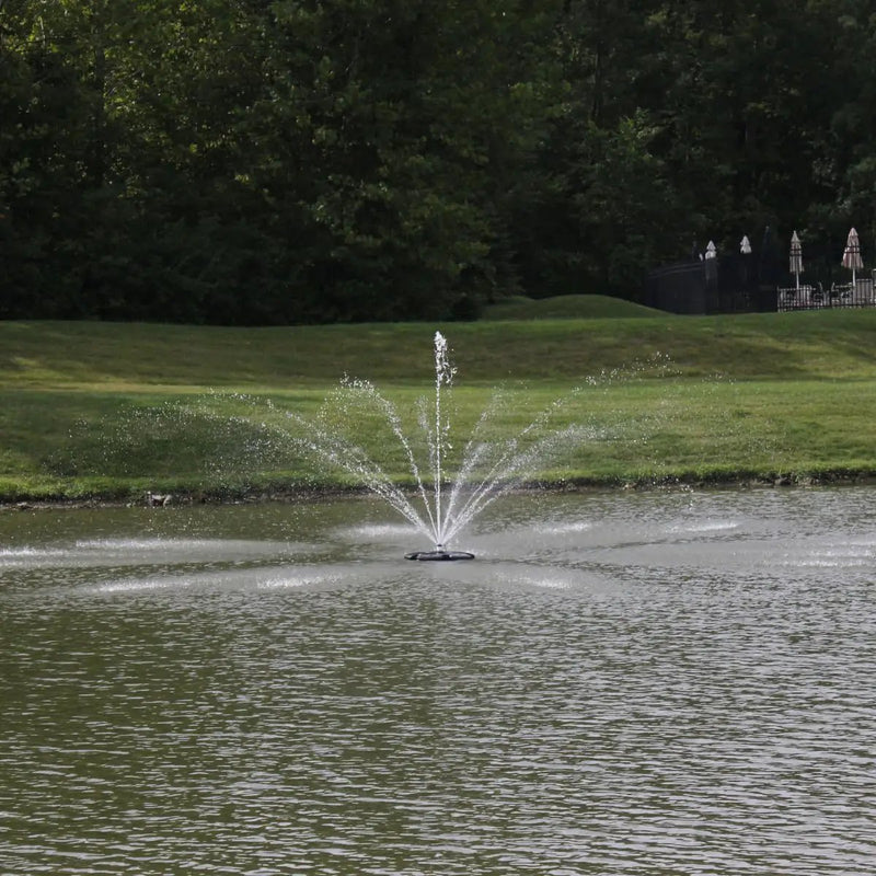 HALF OFF PONDS Floating Fountain – 3/4 HP Pond Aerator, 200' Cord – 8,000 GPH Water Pump – 11 Spray Patterns – for Ponds, Lakes & Water Gardens by GreenHaven Gardens