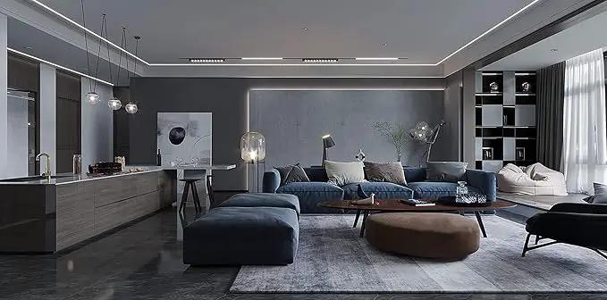 Dimoon 78.7''x17.7'' Grey Peel and Stick Wallpaper Contact Paper Modern Self Adhesive Wall Paper Removable Renter Friendly Textured Solid Color Shelf Cabinet Vinyl Roll (78.7''x17.7'',Dark Grey) by GreenHaven Gardens