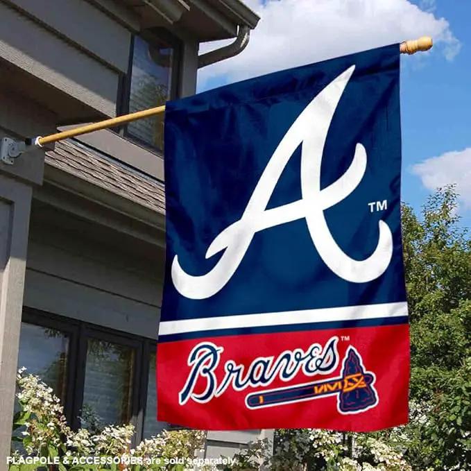 WinCraft Atlanta Two Sided House Flag by GreenHaven Gardens