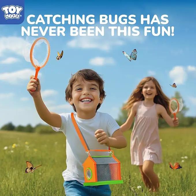 TOY Life Bug Catcher for Kids, Bug Catching Kit Kids Explorer Kit with Butterfly Net, Catching Tool, Tweezers, Magnifying Glass, Binoculars, Insect Catcher, Educational Outdoor Toys Kid Adventure Set by GreenHaven Gardens
