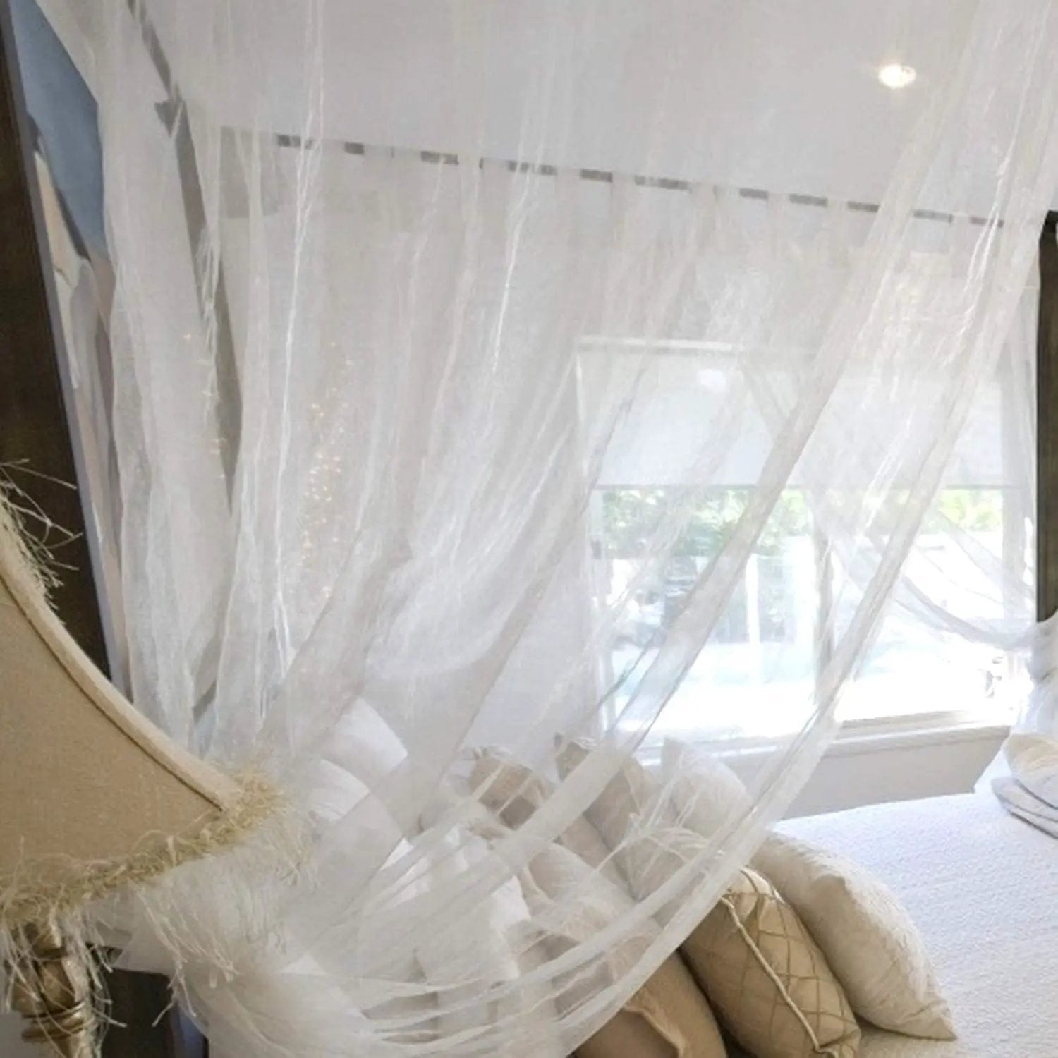 Camp Mosquito Net, 200 x200cm Ultra Large Mosquito Net Camping Tent for Camping, Finest Holes Mesh 20, Square Netting Curtain for Bunk Bed, Camping, Bedding, Patio, Easy Installation, Storage Bag by GreenHaven Gardens