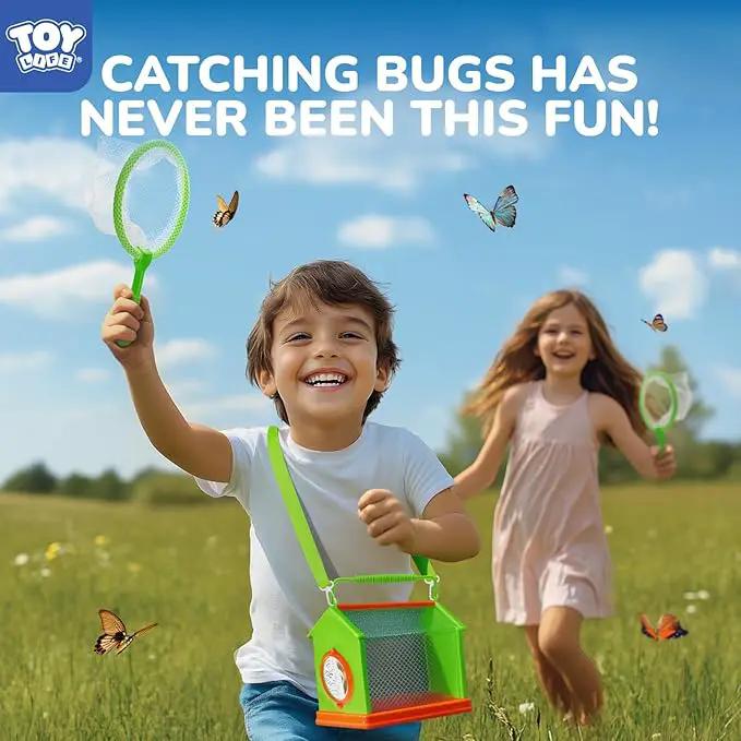 TOY Life Bug Catcher for Kids, Bug Catching Kit Kids Explorer Kit with Bug Net, Catching Tool, Tweezers, Magnifying Glass, Binoculars, Insect Catcher, Educational Outdoor Toys Kid Adventure Set by GreenHaven Gardens