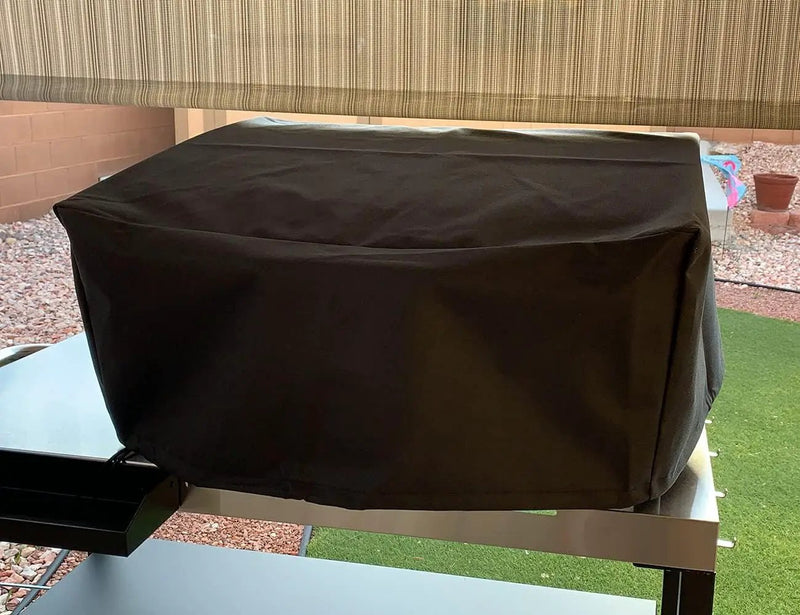 Tabletop Grill Cover for Pit Boss 75275 & PB336GS, Cuisinart CGG-306 Covers 24 Inch Table Top Most 2-Burner Portable Heavy Duty Waterproof Black WC003 24L*18W*13H inch (Black) by GreenHaven Gardens