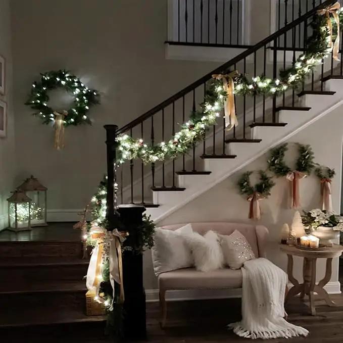 164Ft 500 LED White Christmas Lights, Waterproof 8 Twinkle with Memory Functions Christmas Tree Lights for Indoor Outdoor Christmas Tree Garden Decoration (164FT, White) by GreenHaven Gardens