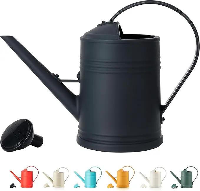 Plastic Indoor Watering Can with Sprinkler Head - 68 oz, 1/2 Gallon by GreenHaven Gardens