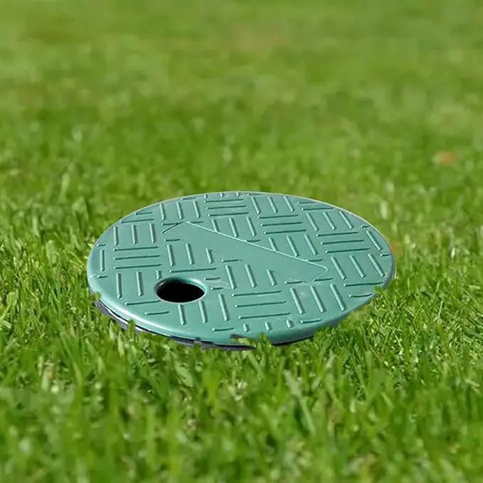 2 Pcs Valve Box Cover Lid ID 5.5" OD 6" Replacement Valve Box Irrigation Cover Ground Sprinkler Cover icv Cover Sprinkler Box Cover Lid Sprinkler Covers Garden Lawn Irrigation Box Lid by GreenHaven Gardens
