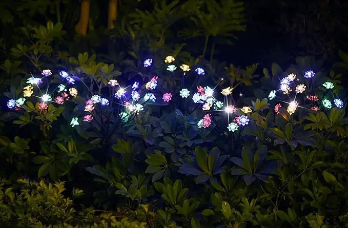 TONULAX Solar Garden Lights - Upgraded Landscape Tree Lights with Larger Solar Capacity, Decorative Light Outdoor for Pathway, Patio, Front Yard Decoration(2 Pack) by GreenHaven Gardens