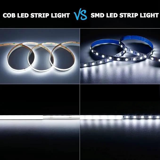 10M/32.8ft 24V COB LED Strip Light Waterproof IP65 Cool White 6000K Uniform Glow 3840LEDs CRI 93+ Flexible LED Tape Lights for DIY Cabinet Bedroom Kitchen Home Decor(No Power Supply) by GreenHaven Gardens