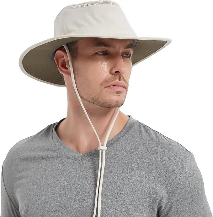 Cimarron Wide Brim Safari Sun Hat for Women & Men – UPF 50+ Outdoor Fishing Hat | Hiking, Running Travel Sun Protection Hat by GreenHaven Gardens