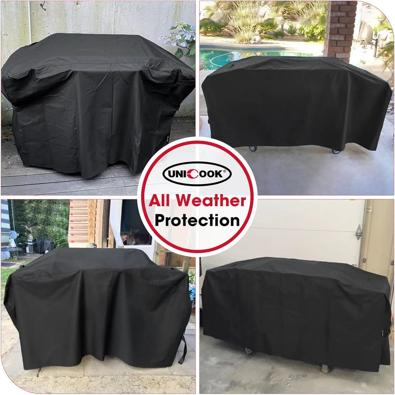 Unicook 5482 Griddle Cover for Blackstone 36 Inch Griddle with Hood, Heavy Duty Waterproof Flat Top Gas Grill Cover for Outdoor Grill, All Weather Protection, Black by GreenHaven Gardens