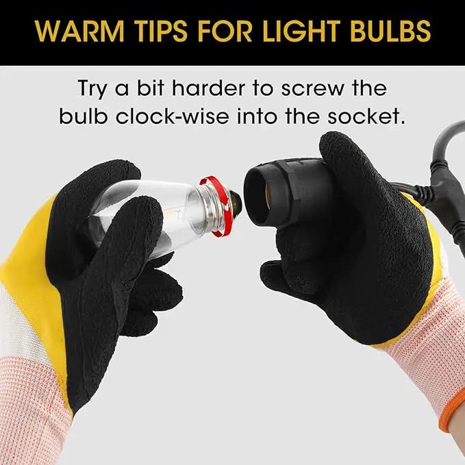 Meconard 24-Pack LED 1W String Light Bulbs, S14 Plastic Shatterproof Edison Vintage Style Replacement 1 Watt Outdoor Light Bulbs 2200K, Waterproof, Warm White Equivalent to 11w, E26 Base by GreenHaven Gardens