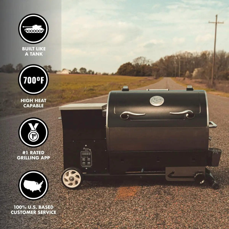 recteq Pellet Grill - Road Warrior 340, Portable Electric Pellet Smoker Grill, BBQ, Wood Pellets, Sear, Smoke, and More by GreenHaven Gardens