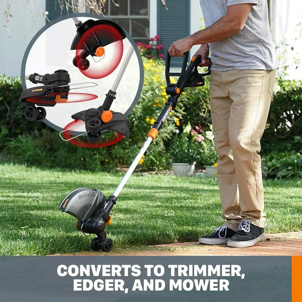 WORX 20V GT Revolution 12" 4.0Ah Cordless String Trimmer & Turbine Leaf Blower Power Share Combo Kit - WG930.3 (Batteries & Charger Included) by GreenHaven Gardens