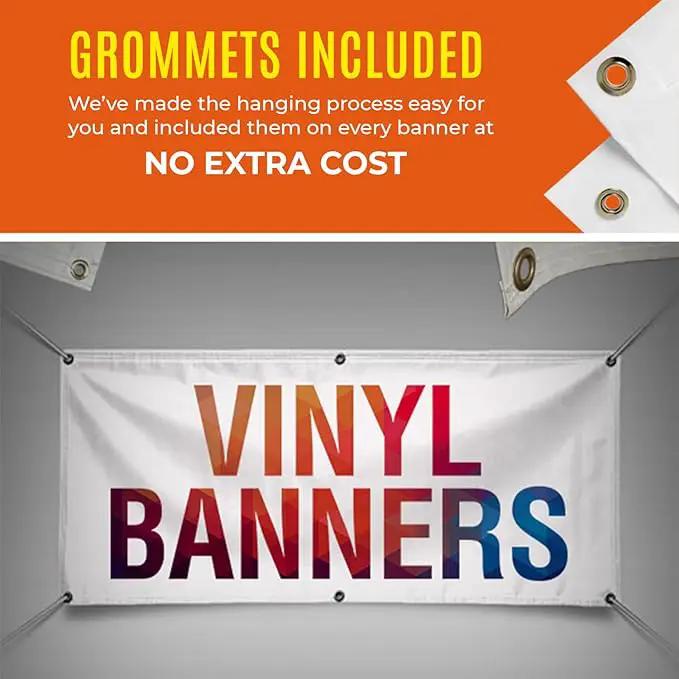 Personalized Passion Vinyl Banner 8' x 4' - Customized Banner for Business, Graduation, Birthday Parties - Indoor/Outdoor Use - Full Color 13oz Vinyl Custom Signs with HD Printed Text, Photos by GreenHaven Gardens
