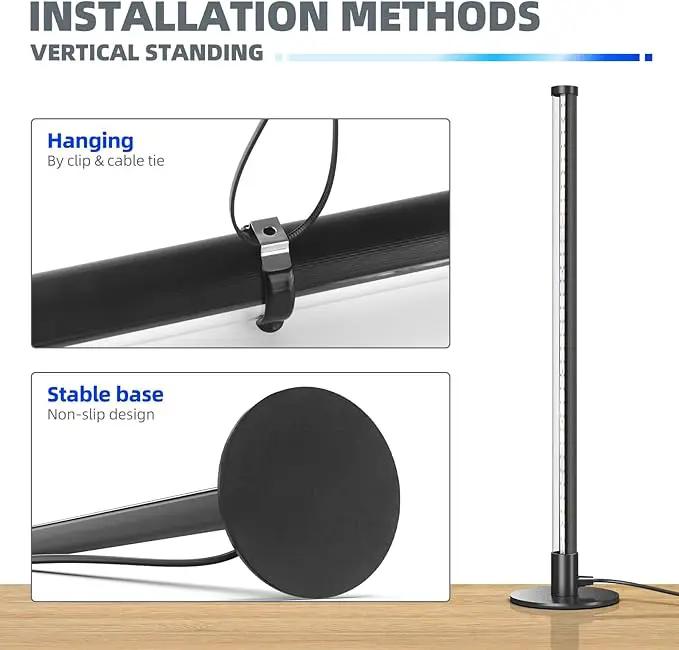Barrina T10 Vertical Grow Light, 20W 2FT Desk LED Plant Light, Hanging and Standing, Table Top Full Spectrum Grow Lights for Indoor Plants with Stand and On/Off Switch, Ideal for Plants Growth by GreenHaven Gardens