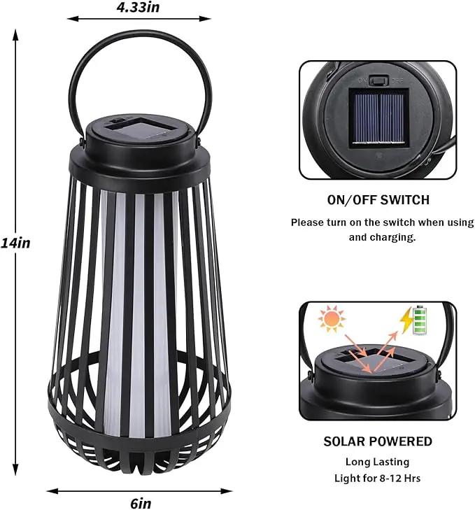 Afirst Solar Lanterns Outdoor, Hanging Solar Lights Waterproof Hollow Out Decorative LED Lanterns for Yard, Patio, Lawn, Tabletop, Pathway, Landscape, Garden Decor Gifts by GreenHaven Gardens