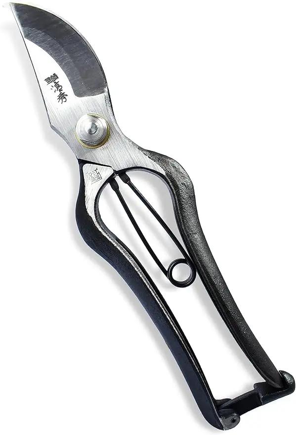 Japanese Kiyohide Pruning Shears - Professional Garden Shears, Bypass Pruners, Traditional Japanese Gardening Tools, Made in Japan, 7.8inch【YAMASAN】 by GreenHaven Gardens