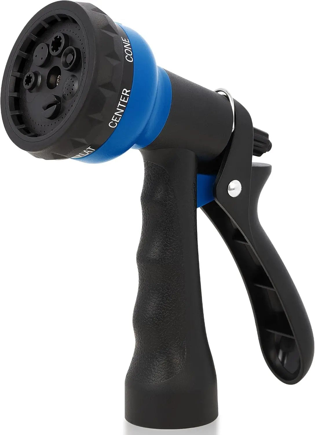 NEXCOVER Garden Hose Nozzle Sprayer - 7 Adjustable Watering Patterns Nozzle for Water Hose, Non-Slip Garden Spray Nozzle for Car Washing, Watering Plants, Pets Showering, Lawns Cleaning, Blue by GreenHaven Gardens