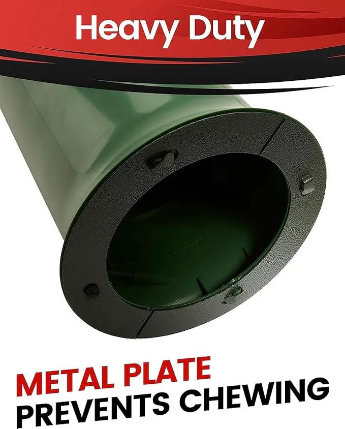 iPrimio 18" Squirrel Baffle - Easy Install Pole Wrap Around Baffle: Protect Hanging Bird Feeders, Squirrel Baffles for Feeders, No Tool Install, Durable Weather Resistant, for Bird Feeder Poles by GreenHaven Gardens
