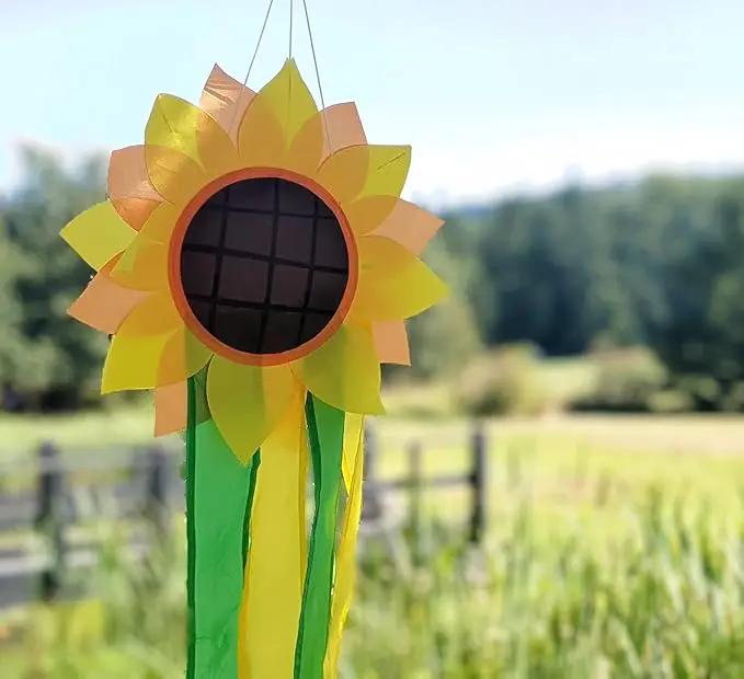 Madrona Brands Sunflower Windsock | Durable Outdoor Hanging Decoration | Yard, Garden, Patio, Home and More | 42-Inch by GreenHaven Gardens