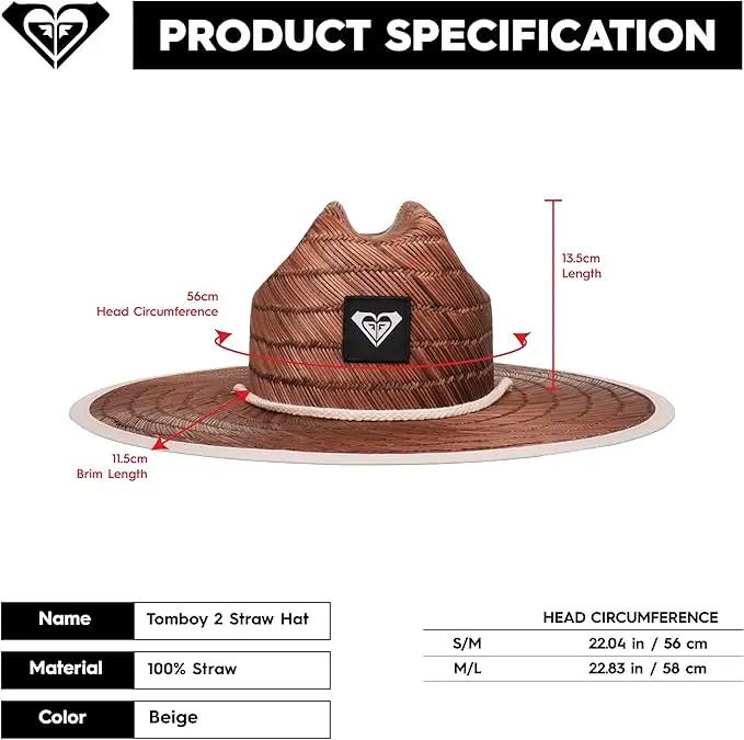 Roxy Women's Tomboy Straw Hat by GreenHaven Gardens