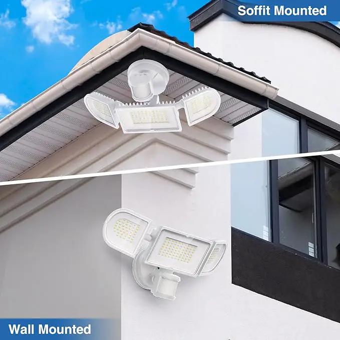 150W Motion Sensor Lights Outdoor for Outside, 15000LM LED Flood Lights Outdoor Wired Dusk to Dawn, Exterior Security Floodlight Fixture Waterproof IP65, Outdoor Lighting for House, Garage 2 Pack by GreenHaven Gardens