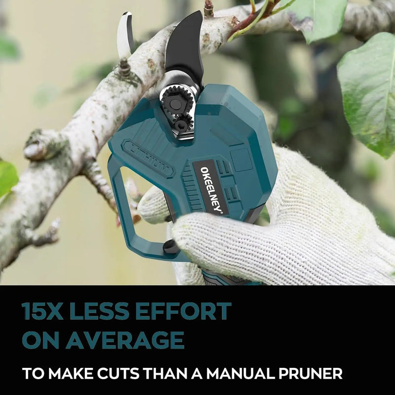 Electric Pruning Shears for Makita 18V Battery, Brushless Cordless Branch Cutter Pruner with 1.5 inch Cut Capacity for Tree trimming, Shrubs, Gardening (Tool Only) by GreenHaven Gardens
