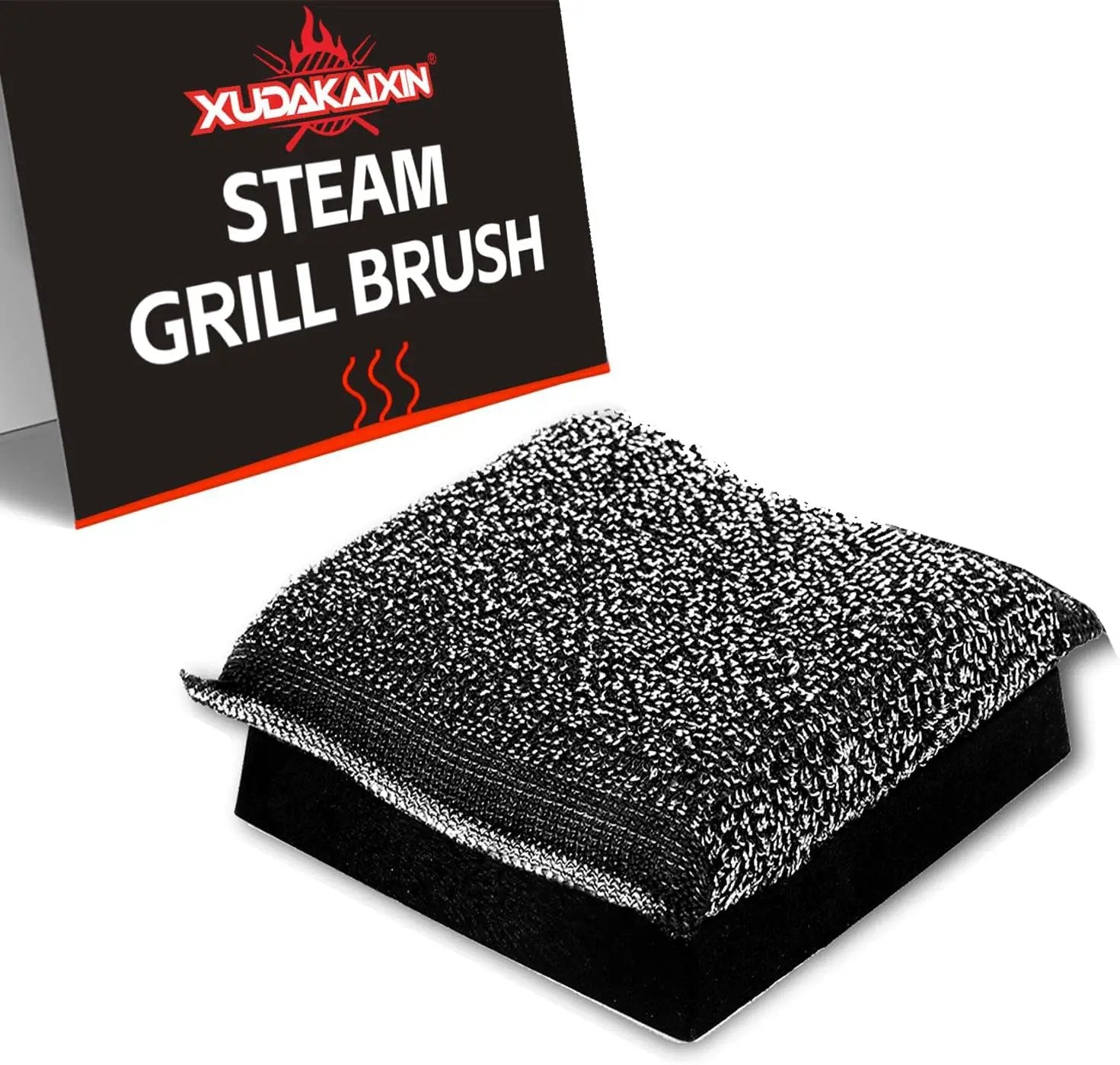 BBQ Replaceable Scraper Cleaning Head, Durable for Cast Iron or Stainless-Steel Grates, Barbecue Cleaner. by GreenHaven Gardens