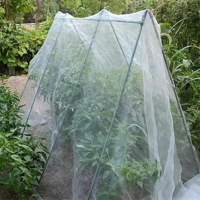 Agfabric Garden Netting 6.5'x49' Barrier Net, Bird Netting for Garden Trees Vegetable and Plants, White by GreenHaven Gardens