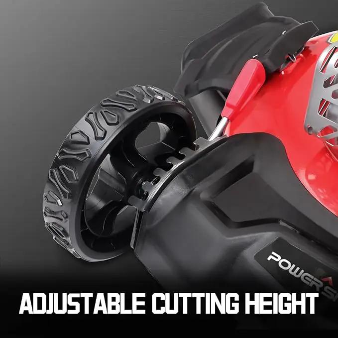 PowerSmart Self Propelled Gas Lawn Mower, 22-Inch with 140cc Briggs and Stratton E550 Engine 3-in-1 Rear-Wheel Drive Lawnmower with Bagging by GreenHaven Gardens