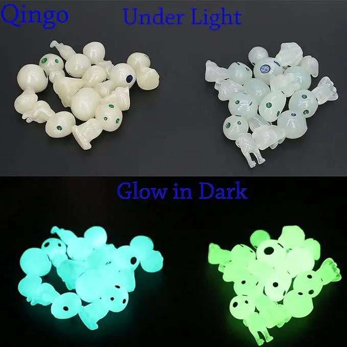 Fairy Garden Accessories Tree Elves Easter Egg Fillers Glow in Dark Basket Stuffers Garden Alien Decor Miniature for Micro Landscape Outdoor Status Patio Lawn Yard Kit by GreenHaven Gardens