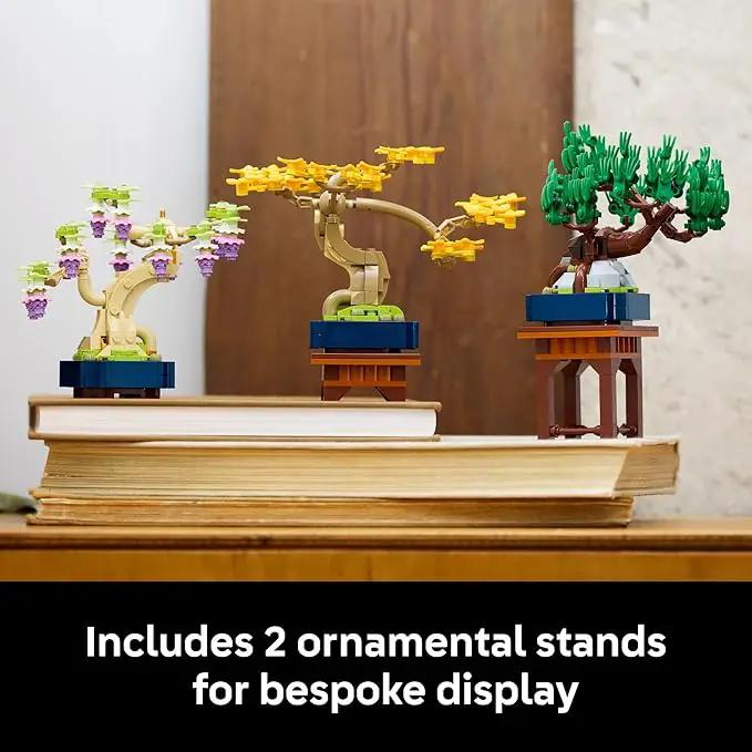 LEGO Botanicals Mini Bonsai Trees Building Set - Artificial Bonsai Tree Building Blocks for Adults, 18+ - DIY Home and Office Decor for Men and Women - Gift for Adults - 10373 by GreenHaven Gardens