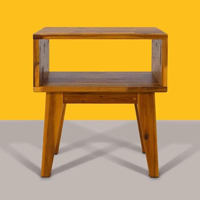 Serena Solid Wood Nightstand by Megsu