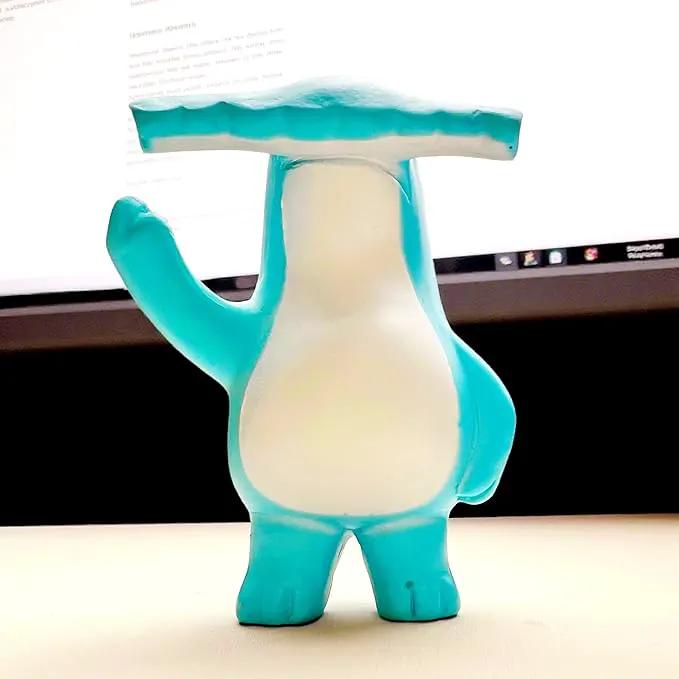 Jxueych Rebellious Hammerhead Shark Figurine, Miniature Hammerhead Shark Standing 3.7 Inch, Adorable Mini Shark - The Perfect Fusion of Cool and Quirky by GreenHaven Gardens
