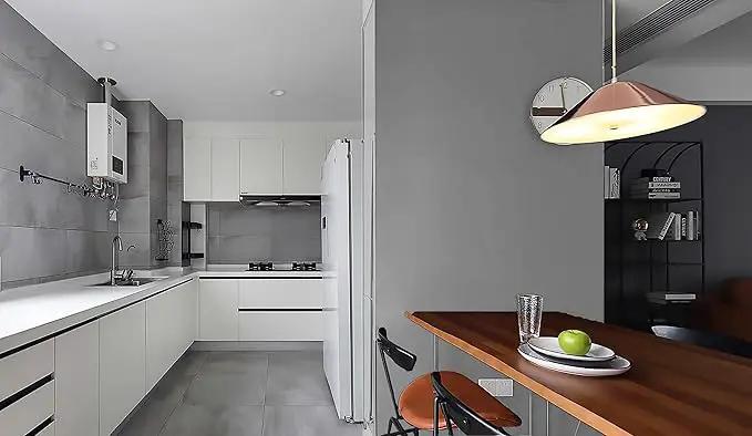 Dimoon 236''x17.7'' Grey Peel and Stick Wallpaper Contact Paper Modern Self Adhesive Wall Paper Removable Renter Friendly Textured Solid Color Shelf Cabinet Vinyl Roll (236''x17.7'',Grey) by GreenHaven Gardens