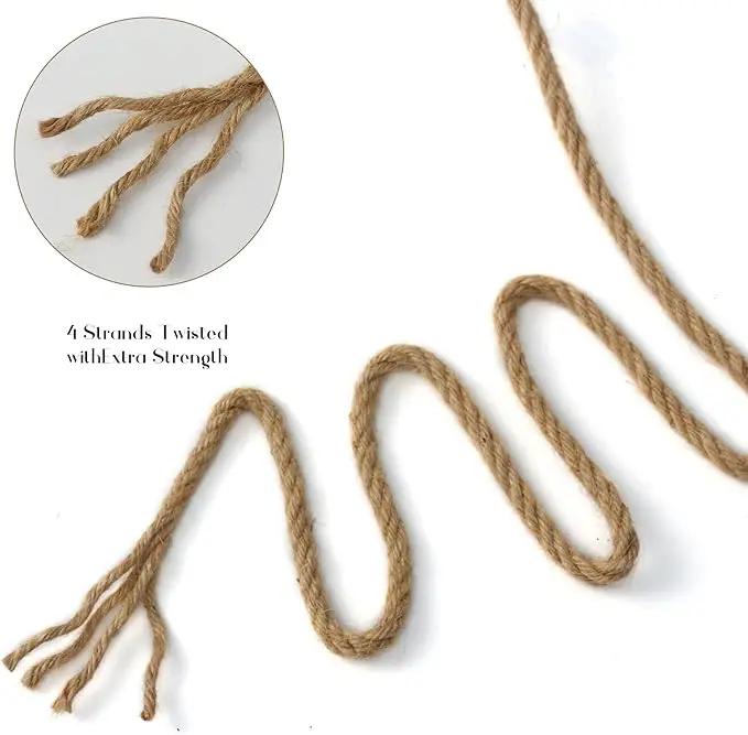 Natural Jute Twine,164 Feet 8mm inch Hemp Twine Rope for Gift Wrapping Craft Plant Garden Christmas Handmade Arts Decoration Packing String Home Decor by GreenHaven Gardens