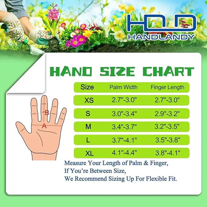 HANDLANDY Long Gardening Gloves for Men & Women, Cowhide Leather Rose Pruning Gloves- Breathable & Durable Gauntlet Glove (Large, Brown) by GreenHaven Gardens