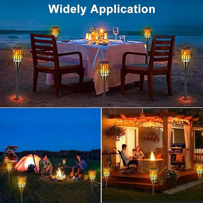 Solar Torch Lights, Waterproof Flickering Flames Torches Lights 43" Outdoor Solar Spotlights Landscape Decoration Lighting Dusk to Dawn Auto On/Off for Yard Patio Driveway, 1 Pack by GreenHaven Gardens