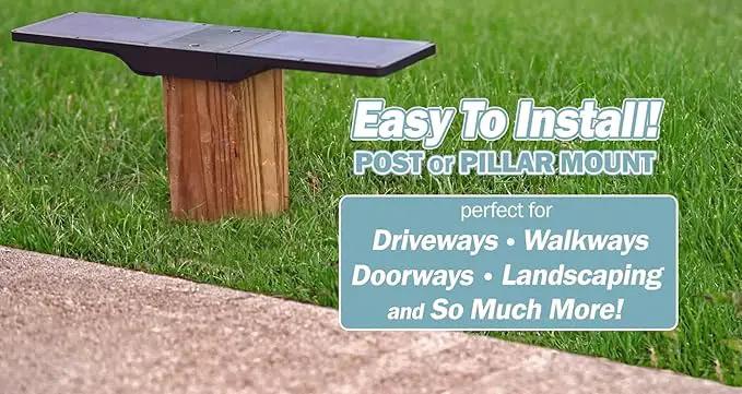 Jokari Solar Powered Motion Activated Walkway and Sign Illuminators 2 Pack. Efficiently Light Up Paths or Signage With Eco-Friendly Solar Energy and Intelligent Motion Sensing to Keep Your Family Safe by GreenHaven Gardens
